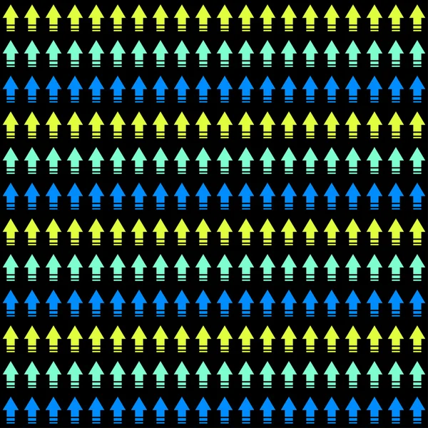 Nahtloser Hintergrund mit Pfeilen — Stockvektor