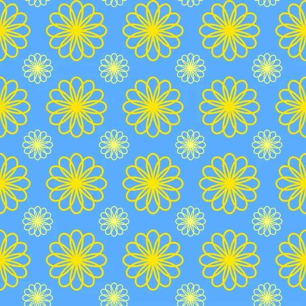 Patrón sin costura ornamental. Fondo floral vectorial . — Archivo Imágenes Vectoriales