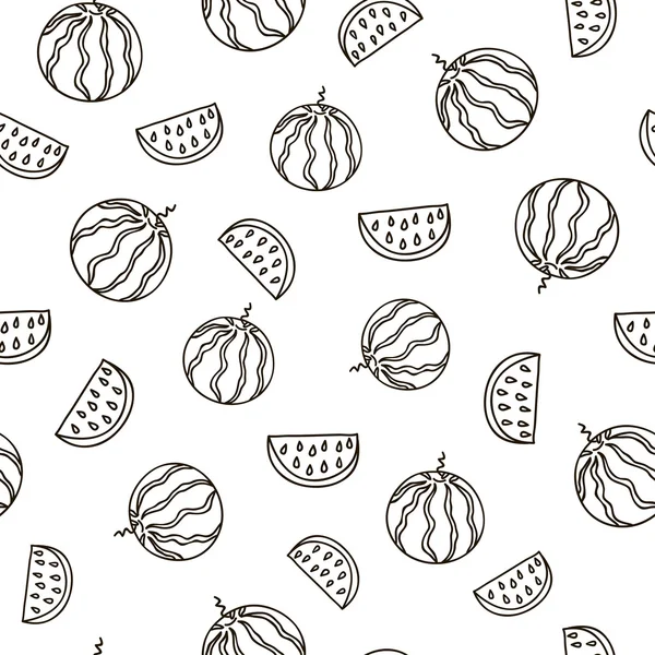 Fruits seamless pattern for your design — Stock Vector