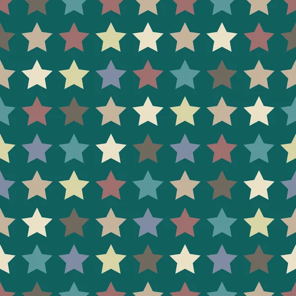 Nahtloses Muster mit Sternen. endlose Textur kann für Tapeten, Musterfüllungen, Webseiten-Hintergrund verwendet werden. — Stockvektor