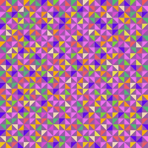 Abstrakt sömlös bakgrund med färgglada trianglar. Vektor illustration. Texturer för tapeter, fyllningar, webbsidans bakgrund. — Stock vektor