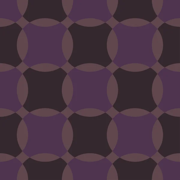 Abstrakte geometrische Kreise nahtlose Muster. kann für Tapeten, Musterfüllungen, Webseiten-Hintergrund, Oberflächentexturen verwendet werden — Stockvektor