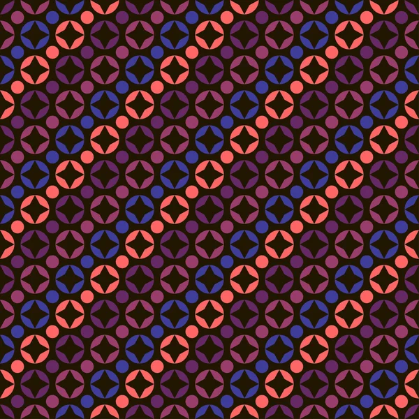 Cercle vectoriel motif sans couture . — Image vectorielle