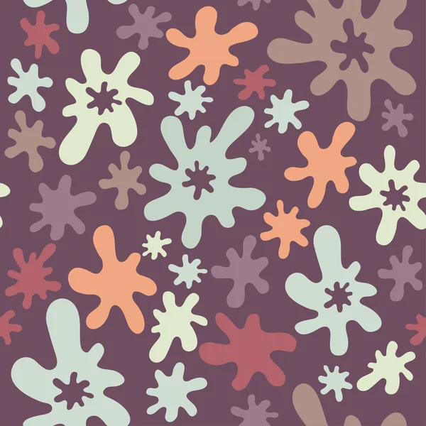 Vector seamless pattern with spots — Stock Vector