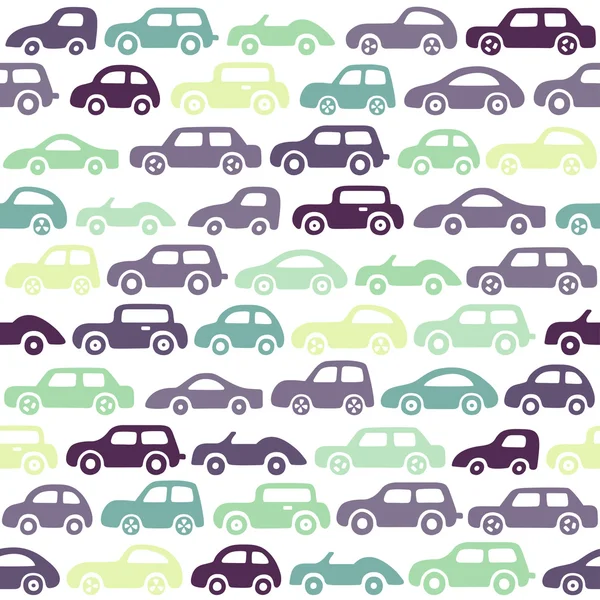 Doodle carros fundo . —  Vetores de Stock