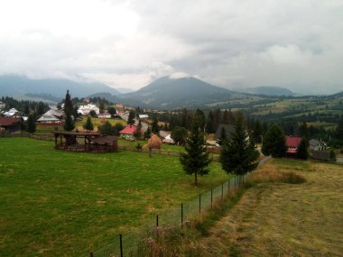 Romanya 'nın Bucovina kentindeki manzara - yaz