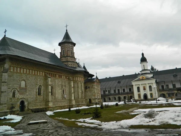 Mosteiro Ortodoxo Neamt Romênia — Fotografia de Stock