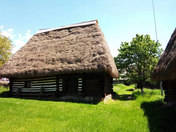 Παραδοσιακό Σπίτι Από Ξύλο Κομητεία Maramures Ρουμανία — Φωτογραφία Αρχείου