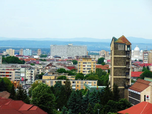 Letecký Pohled Město Baia Mare — Stock fotografie