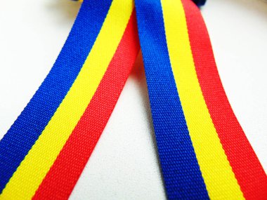 Romen bayrağı beyazda izole