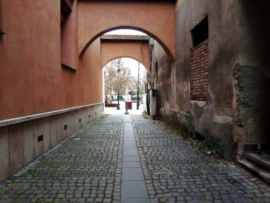 Baia Mare şehrinde bir sokak.