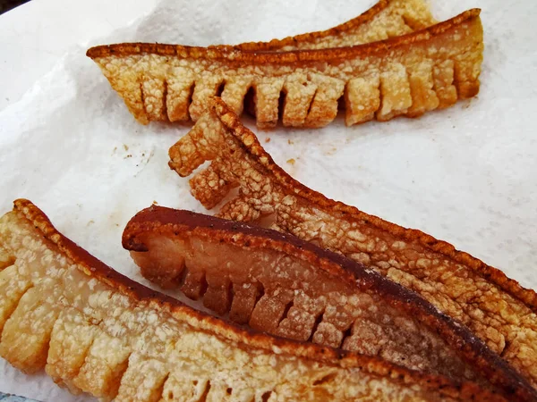 Bacon Porco Frito Maramures — Fotografia de Stock