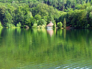 Maramures ilçesindeki Bodi Gölü (Mogosa)