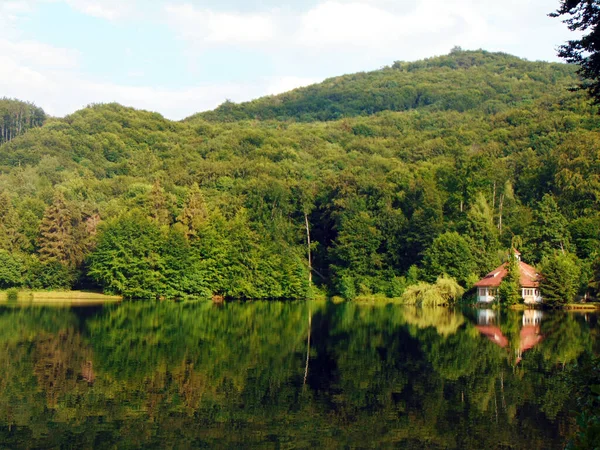 Lago Bodi Mogosa Nella Contea Maramures — Foto Stock