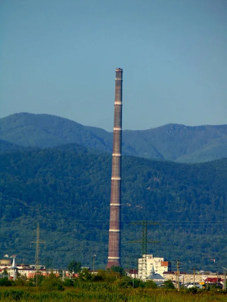 Παλιό Βιομηχανικό Πύργο Στην Πόλη Baia Mare — Φωτογραφία Αρχείου