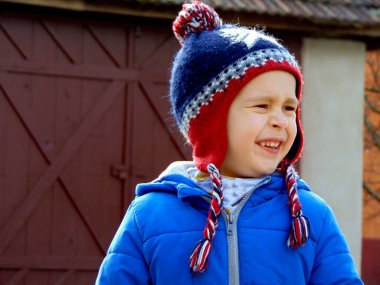 the smile of a little boy