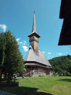 Romanya 'nın Maramures kentindeki Barsana Ortodoks Manastırı