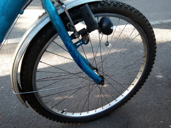 Das Rad Eines Fahrrades — Stockfoto