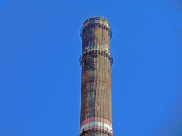 Ein Alter Und Großer Industrieturm Baia Mare Rumänien — Stockfoto