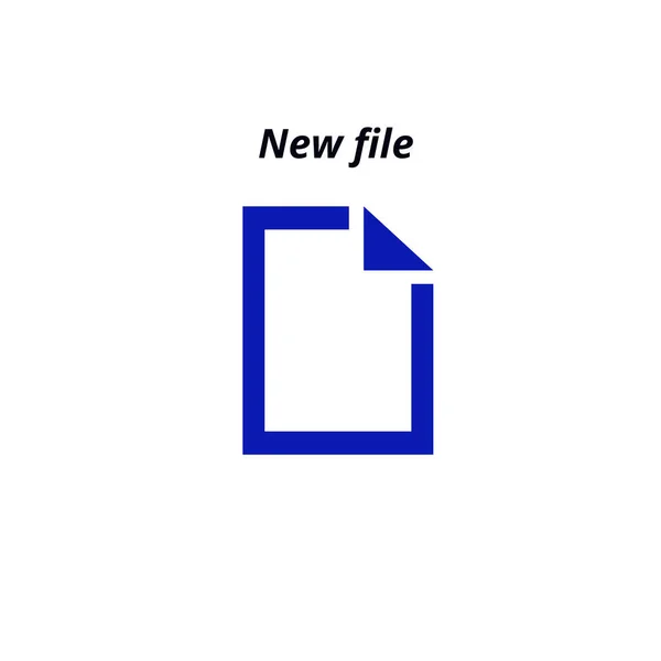 File Sign Text Isolated White Illustration — Stock Photo, Image