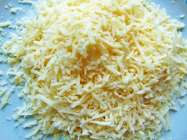 Parmesan Auf Einem Teller — Stockfoto