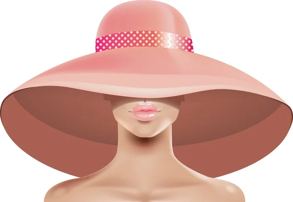Sexy face in hat Royalty Free Stock Illustrations