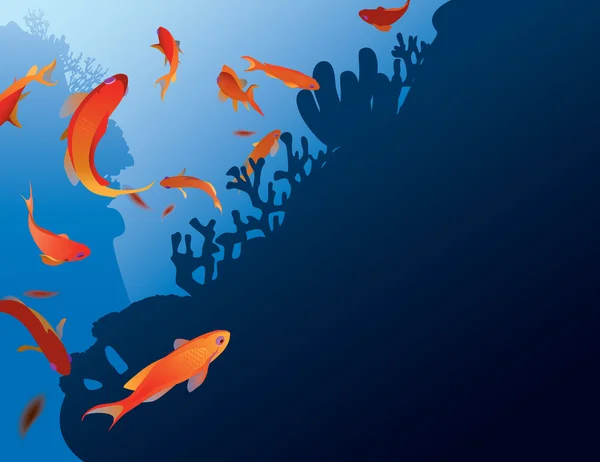 Antias poissons — Image vectorielle