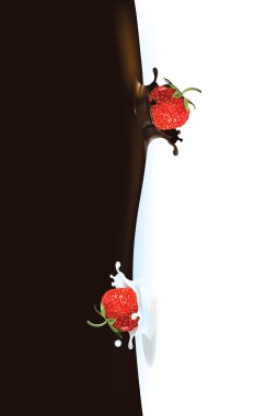 Sıvı içinde çilek