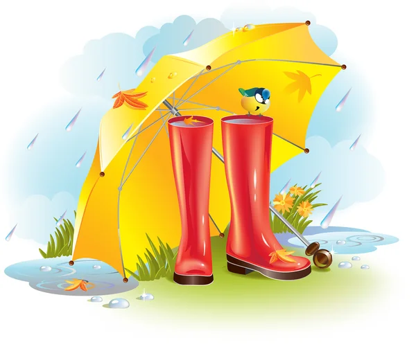 Gumboots şemsiyesi altında