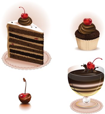 çikolata tatlı seti