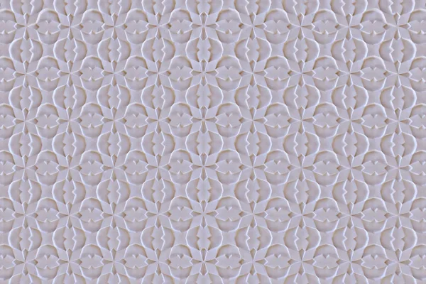 Ceiling background with arabic style pattern. Geometric texture of ornament arab white wall hotel