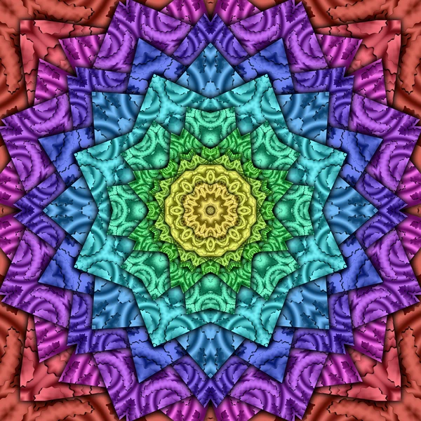 Colored kaleidoscope — Stock Photo, Image