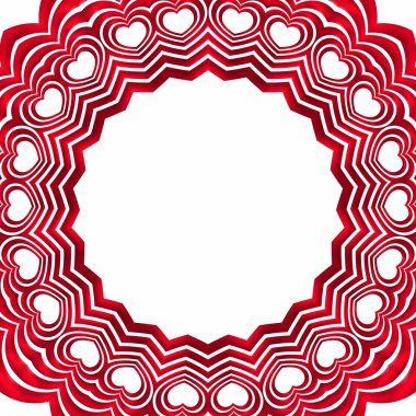 Süsleme Sevgililer Kalpler