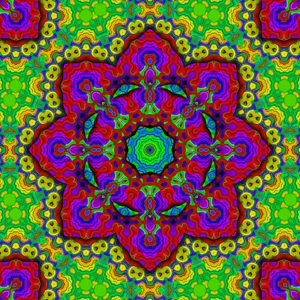 8 elemek pihenni mitikus Kaleidoszkóp — Stock Fotó