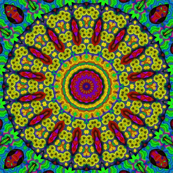 16 lencsetag pihenni mitikus Kaleidoszkóp — Stock Fotó