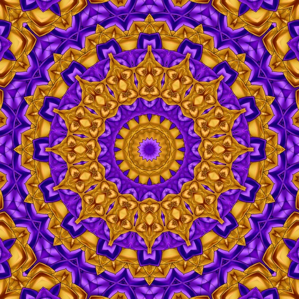 Kaléidoscope violet orangé — Photo