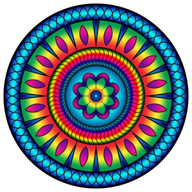 Mandala renkli başarı