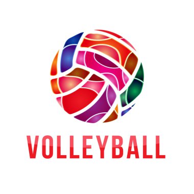 Vektör Voleybol logosunu görmeniz gerekir. Vektör Voleybol Şampiyonası logosu