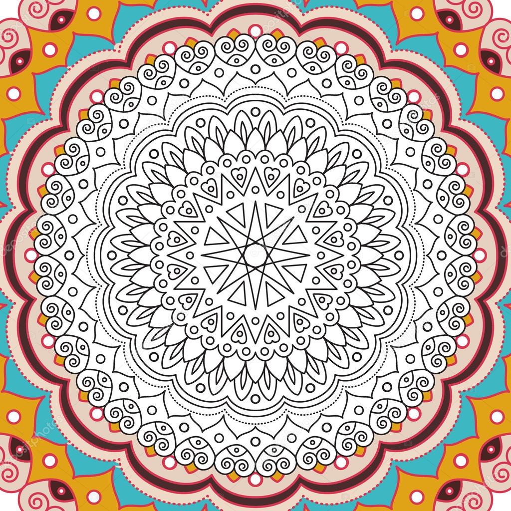 Livre de coloriage anti stress imprimable page pour adultes conception de mandala activités pour les enfants plus