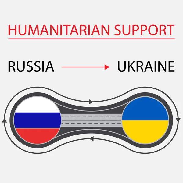 Ουκρανία και Ρωσία — Διανυσματικό Αρχείο