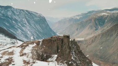 Güzel dağ manzarası. doğa arkaplanı