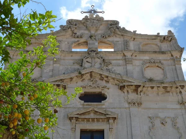 Catedral de Siracusa, uma cidade histórica na Sicília, Itália — Fotografia de Stock