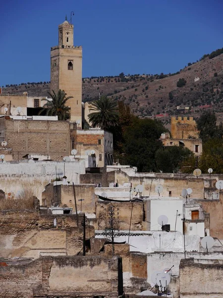 Vista Antigua Ciudad Fez Marruecos Foto Alta Calidad —  Fotos de Stock