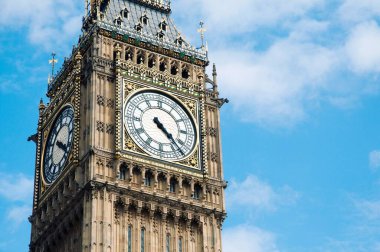 Brexit karşıtı protesto için Big Ben 'i kapatın, kontrolü geri alın. Yüksek kalite fotoğraf