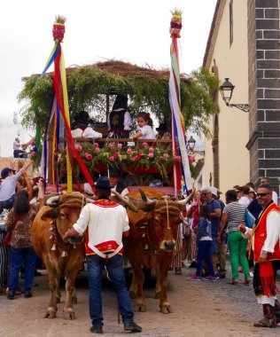 Romeria San Isidro Festivali La Orotava, Tenerife, Kanaryalar
