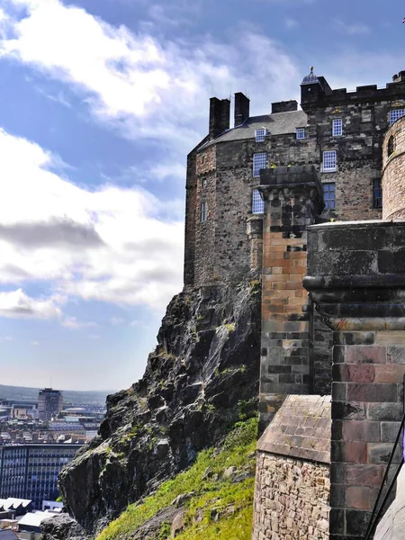 Splendido Vicino Castello Edimburgo Edimburgo Scozia Foto Alta Qualità — Foto Stock
