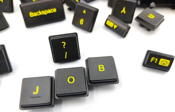 Word Jobs Spelled Out — Stock Photo, Image