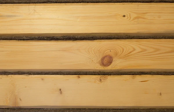 Nueva pared de madera Fotos de stock libres de derechos