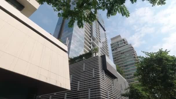 Het Moderne Centrum Van Bangkok — Stockvideo