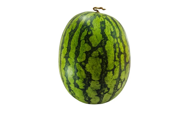 Melon d'eau isoler sur fond blanc avec chemin de coupe — Photo